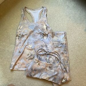 Athleta Set. Pants, Tank and Sports Bra.